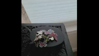 Magnetic Desktop Sculpture (Butterflies) | Mini Magnetic Art Decoration for Desktop | Fun Stress Relief Office Gift