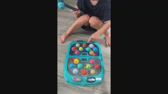 Whack Mole Game for Toddlers, Alien Pounding Toys Set with 2 Hammers for Kids 3 4 5 6+ Years Old Boys Girls, Whack Game Mole Toy Interactive Early Developmental Toy with Sound & Light 15”x11”