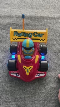 RC Remote Control Formula Racing Car with Racing Driver Action Figure for Boys & Girls (Red)