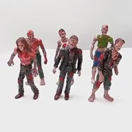 Toy Zombie Action Figures with Movable and Detachable Joints | Mini Zombie Figurines | Great for Presents, Decoration, and Party Favors | Pack of 6, 4 Inches Tall Zombies