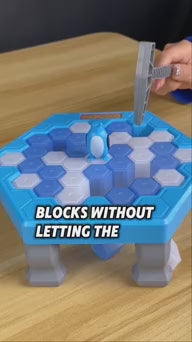 Save Penguin On Ice Kids Board Games Ages 6-8, Save Penguin Break Ice Family Activity Puzzle Knock Block Party Table Game Gift