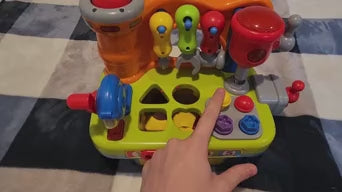 Little Engineer Multifunctional Musical Learning Tool Workbench For Kids