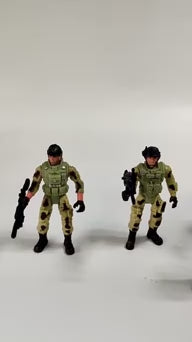 6 Pcs Army Men Military Action Figures, Special Force Soldiers Toys for Kids 5-7, Army Action Figures with Military Weapons Accessories Toy Soldiers for Boys