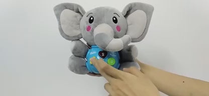 Plush Elephant Music Baby Toys 0-6 Months 6-12 Months Light Up Infant Toys 0-3 Months Elephant Toys Stuffed Animals for Girls New Born Baby Toys Boys & Girls Toddlers Musical Toys