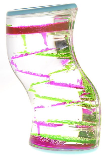 Liquid Motion Bubbler (Green Pink)