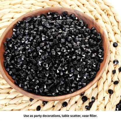 Black Diamond Table Confetti, Vase Filler 2000/Pks